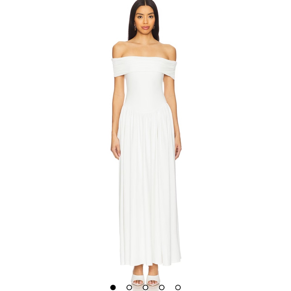 White Brielle Maxi Dress